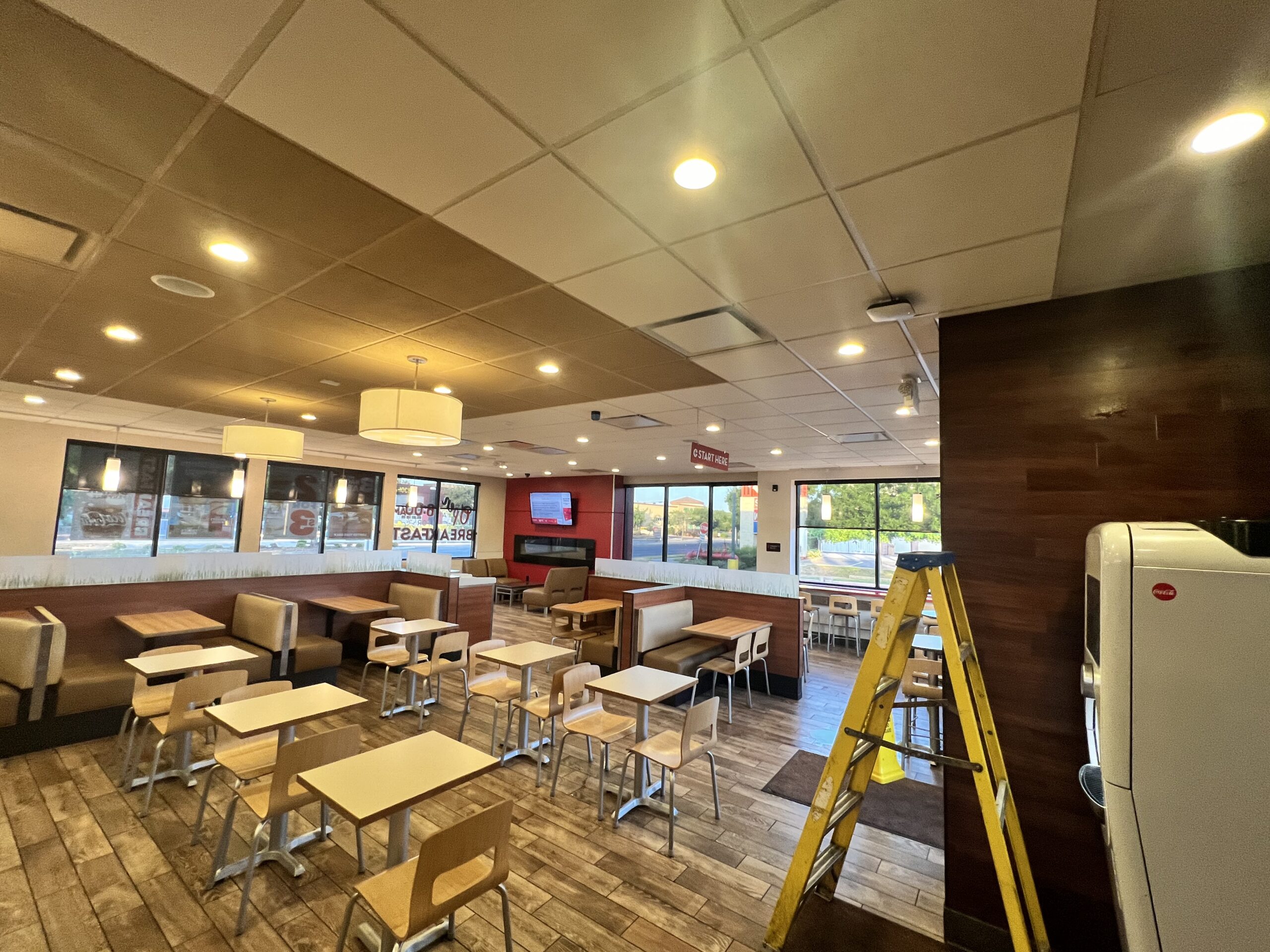 RF cabling structured cabling  restaurant