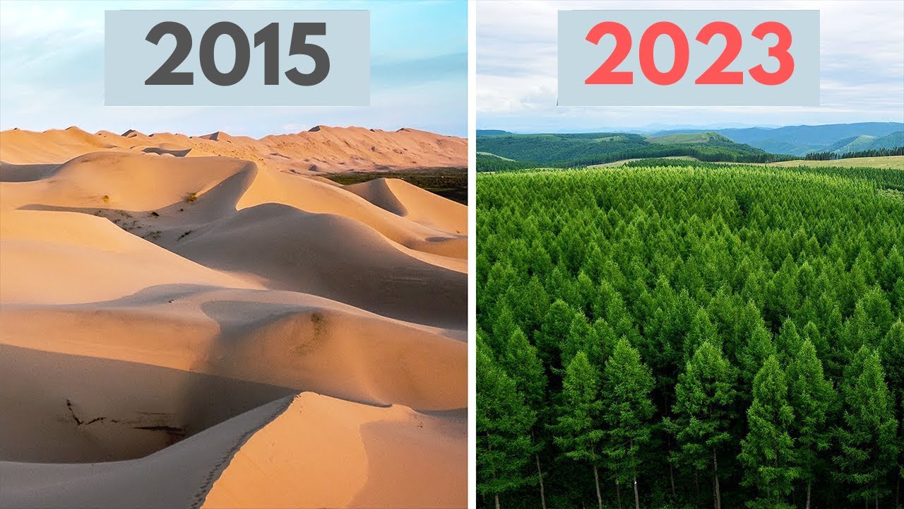 China’s journey of pushing green forward, desertification back